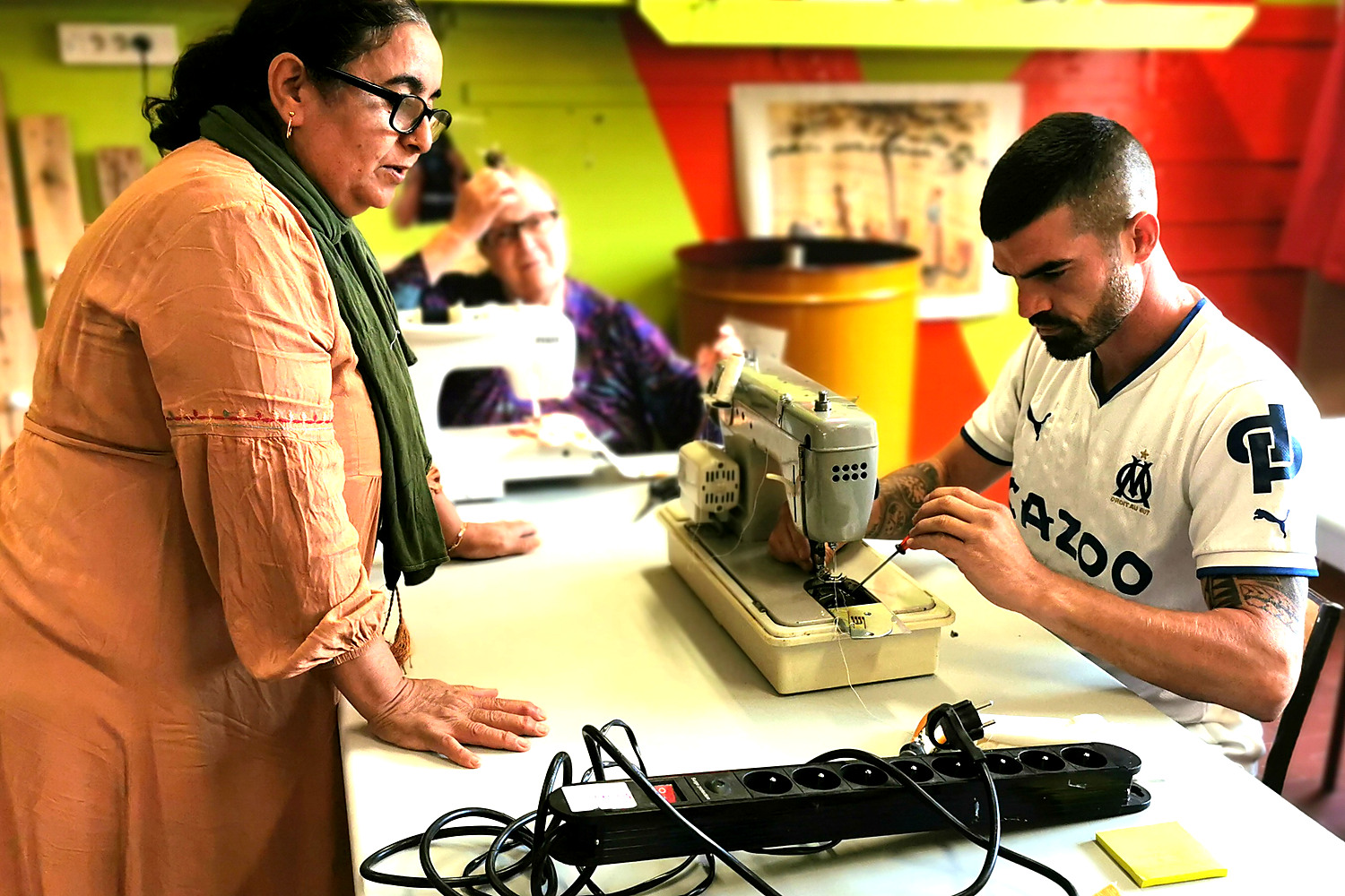 Atelier collectif à Ricochet