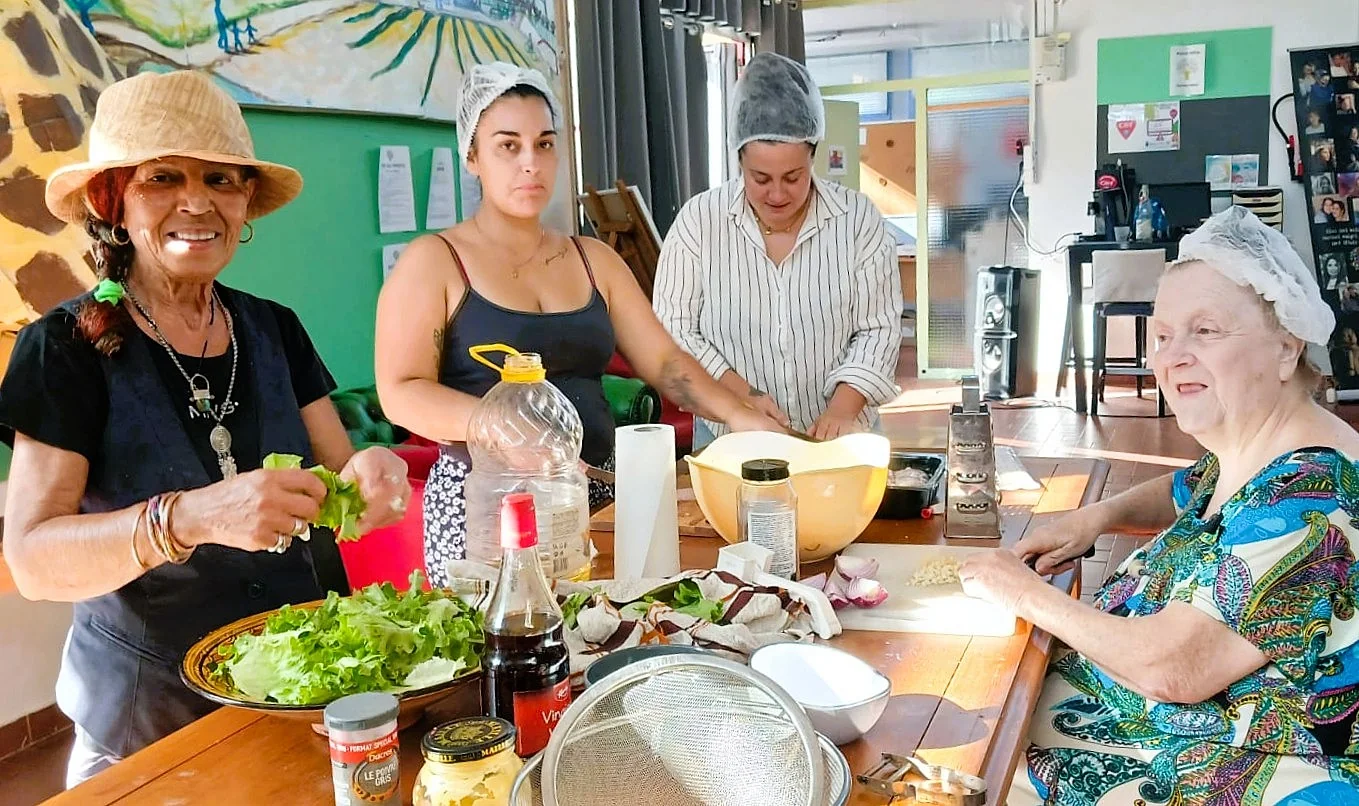 Participants de l’atelier Cuisine du Monde