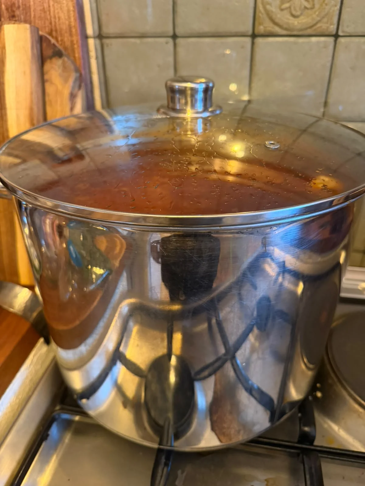 Marmite en préparation